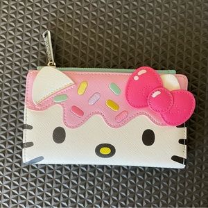 Loungefly Sanrio Hello Kitty Cupcake Faux Leather Flap Wallet